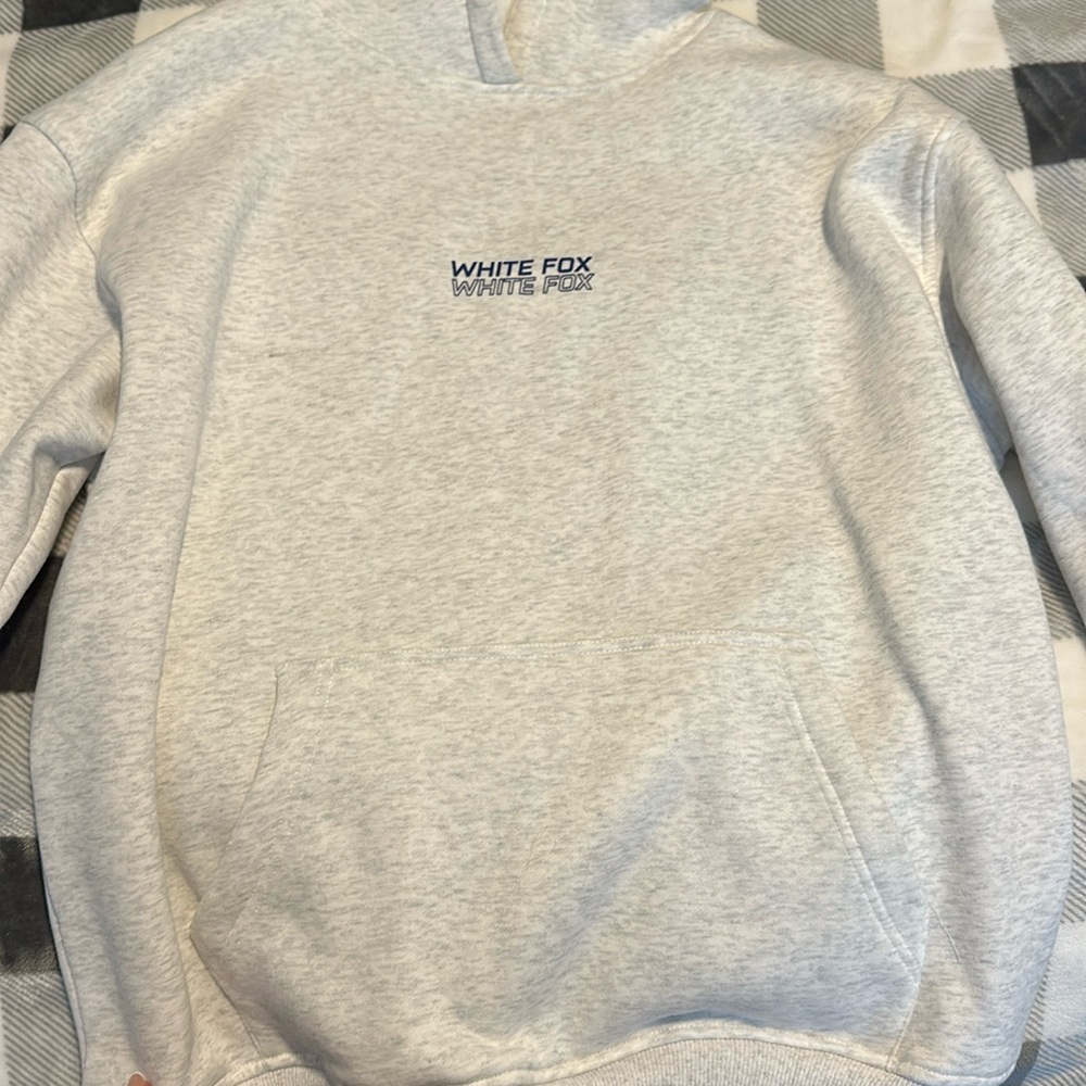 white fox hoodie